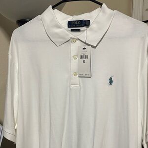 Polo by Ralph Lauren Men's Cream Polo Shirt